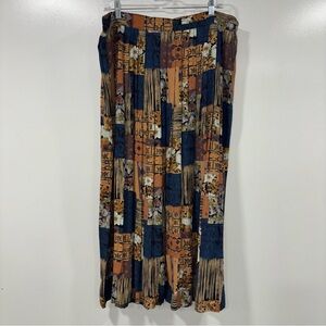 vintage Laura Kieffer for Susan Burrowes patchwork skirt